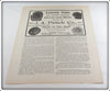 1909 Pflueger Fishing Tackle Ad
