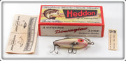 Vintage Heddon Shiner Scale Baby Dowagiac Lure In Box 20 P