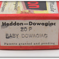 Heddon Shiner Scale Baby Dowagiac In Box 20 P