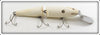 Vintage Creek Chub Solid White Jointed Pikie Blank Lure