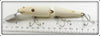 Creek Chub Solid White Jointed Pikie Blank