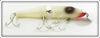 Creek Chub White Red Eye Plastic Jointed Pikie In Box