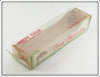 Creek Chub White Red Eye Plastic Jointed Pikie In Box