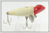 Vintage Creek Chub Red Head White Jigger Lure For Sale 4102