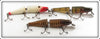 Creek Chub Under The Chin Line Tie Jointed Pikie Lot Of Three Lures