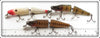 Creek Chub Under The Chin Line Tie Jointed Pikie Lot Of Three