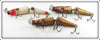 Creek Chub Under The Chin Line Tie Jointed Pikie Lot Of Three