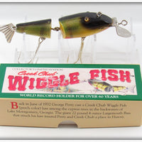 Creek Chub Perch Collector's Limited Edition Wigglefish Lure In Box