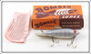 Vintage Bomber Bait Co Gray Scale 49er Model 600 Lure In Box