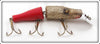 Vintage Creek Chub Red Pickerel Jointed Pikie Lure 2600 R