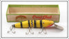 Creek Chub Tiger Stripe Jointed Pikie Lure In Box 2639 DD