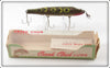 Vintage Creek Chub Frog Plastic Pikie Lure In Box 719 P