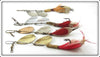 Ke-Ad Bait Co No. 5, 6 & 7 Spinner Lot Of Four