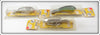 Vintage Fred Arbogast Mudbug Lot Of Three Lures On Cards