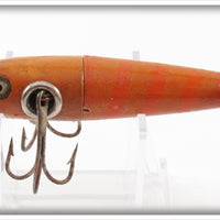 Charmer Minnow Co. Orange With Red Stripes Charmer Minnow