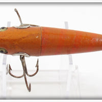 Charmer Minnow Co. Orange With Red Stripes Charmer Minnow