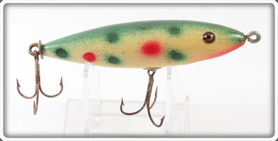 Coldwater Bait Co Red & Green Spots Coldwater Wiggler Lure