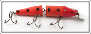 Creek Chub Orange Spotted Tack Eye Jointed Husky Pikie Lure 3030