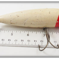 Vintage Creek Chub Slant Red Head White Husky Musky 602 Lure