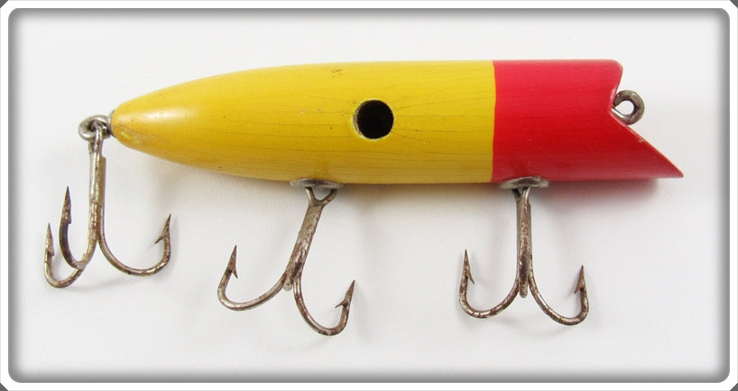 Vintage Bill Herrington Bait Co Yellow & Red Bag O Mad Lure For