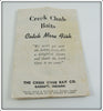 Creek Chub Blue Flash Pocket Rocket In Box 7034