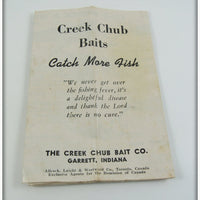 Creek Chub Blue Flash Pocket Rocket In Box 7034