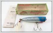 Vintage Creek Chub Blue Flash Pocket Rocket Lure In Box 7034