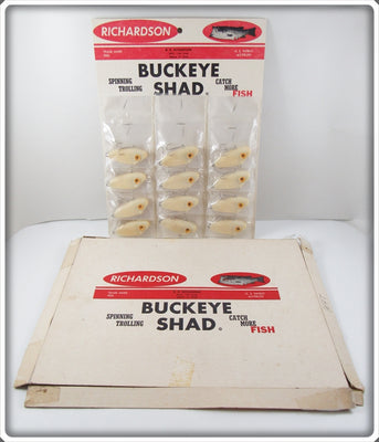 Vintage R.E. Richardson Buckeye Shad Dealer Display With Box 