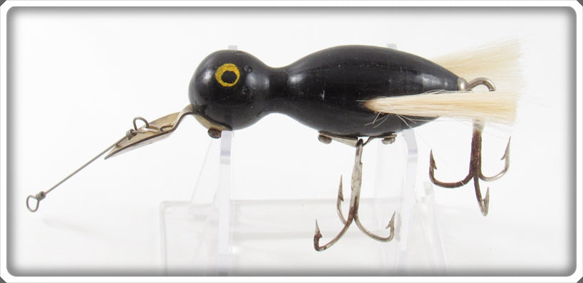 Vintage Wonder State Products Black Bug R Bird Lure