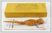 Vintage Joe B Hinkle Yellow The Hinkle Lizard Lure In Box
