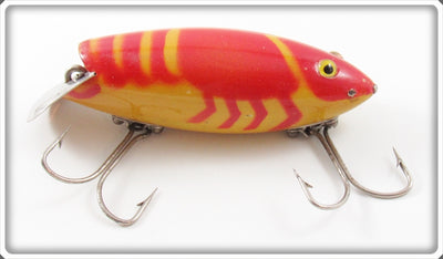 F.B. Hamilton Red & Yellow Medley's Wiggly Crawfish Lure