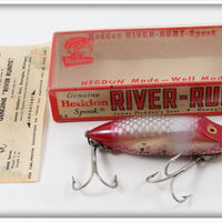 Heddon Fish Flash Silver & Red Lipless River Runt Lure In Box 