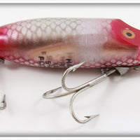 Heddon Fish Flash Silver & Red Lipless River Runt In Box