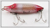 Heddon Fish Flash Silver & Red Lipless River Runt In Box