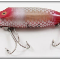 Heddon Fish Flash Silver & Red Lipless River Runt In Box