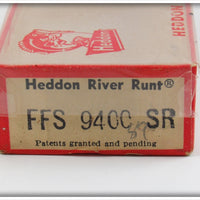 Heddon Fish Flash Silver & Red Lipless River Runt In Box