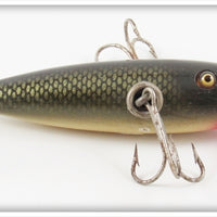 Shur Strike Green Scale Three Hook Underwater Minnow Lure 