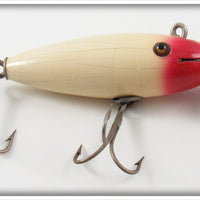 Creek Chub Blended Red Head White Baby Wiggler Lure 202