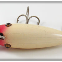 Creek Chub Blended Red Head White Baby Wiggler 202