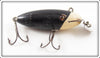 Vintage Creek Chub Black White Slant Head Baby Wiggler Lure 211