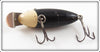 Creek Chub Black White Slant Head Baby Wiggler 211