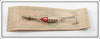 Vintage Joe Pepper Stream Lined Minnow Lure On Card