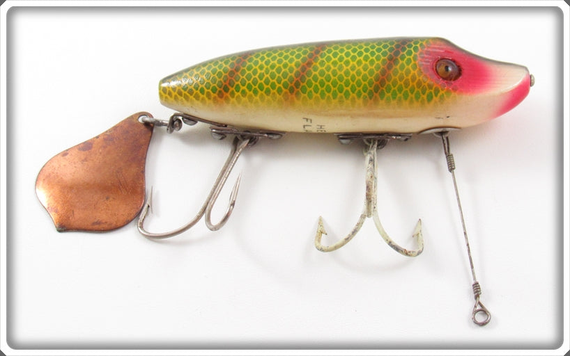 Vintage Heddon Perch Flaptail Jr. Lure 7119L