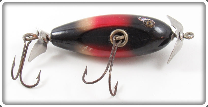 Vintage Creek Chub Redwing Blackbird Baby Injured Minnow Lure 1624