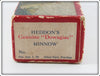 Heddon Green Crackleback 150 Dowagiac Minnow In Semi Tall Box