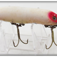 Heddon White With Red Eyes & Tail Vamp Spook In Unmarked Box