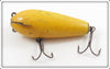 Vintage Jamison Solid Yellow No. 2 Winged Mascot Lure