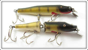 Creek Chub Perch Husky Pikie & Jointed Husky Pikie Lure Pair