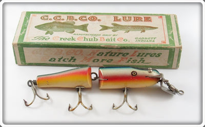 Creek Chub Rainbow Jointed Snook Pikie Lure In Box 5508