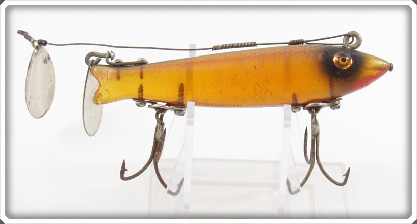 Vintage Heddon Shiner Scale Spook Super Dowagiac Lure For Sale